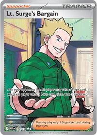 Lt Surges Bargain 170 132 English - ME01: Mega Evolution [Near Mint]