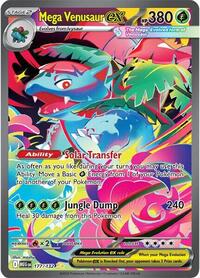 Mega Venusaur ex 177 132 English - ME01: Mega Evolution [Near Mint]