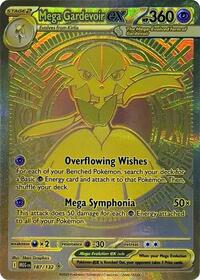 Mega Gardevoir ex 187 132 English - ME01: Mega Evolution [Near Mint]