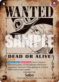 Sabo 120 Wanted Poster English - Carrying On His Will [Near Mint]