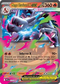 Mega Charizard X ex 013 094 English - ME02: Phantasmal Flames [Near Mint]