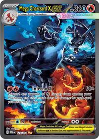 Mega Charizard X ex 125 094 English - ME02: Phantasmal Flames [Near Mint]