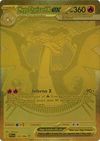 Mega Charizard X ex 130 094 English - ME02: Phantasmal Flames [Near Mint]