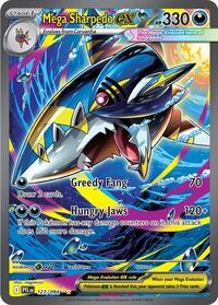Mega Sharpedo ex 127 094 English - ME02: Phantasmal Flames [Near Mint]