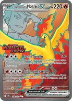 Team Rockets Moltres ex 208 182 Destined Rivals Stamp English - Miscellaneous Cards & Products [Near Mint]