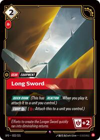 Long Sword English - Spiritforged [Near Mint]
