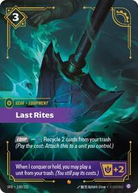 Last Rites English - Spiritforged [Near Mint]