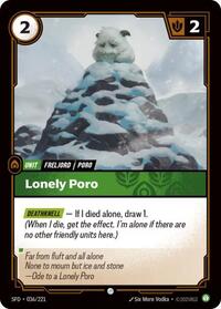 Lonely Poro English - Spiritforged [Near Mint]