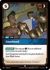 Gearhead English - Spiritforged [Near Mint]