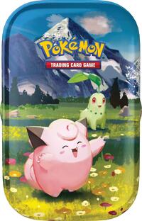 Ascended Heroes Mini Tin Clefairy and Chikorita English - ME: Ascended Heroes