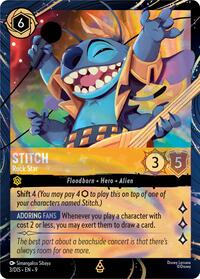 Stitch Rock Star English - Disney Lorcana Promo Cards [Near Mint]