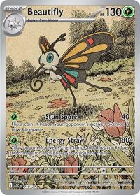 Beautifly 219 217 English - ME: Ascended Heroes [Near Mint]