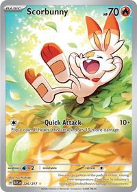 Scorbunny 225 217 English - ME: Ascended Heroes [Near Mint]