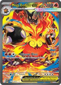 Mega Emboar ex - 273/217 (Holofoil) English - ME: Ascended Heroes [Near Mint]