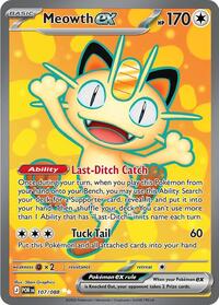 Meowth ex 107 088 English - ME03: Perfect Order [Near Mint]