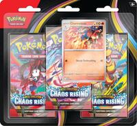 Chaos Rising 3 Pack Blister Charmeleon English - ME04: Chaos Rising