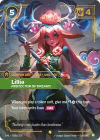 Lillia Protector of Dreams Alternate Art English - Unleashed [Near Mint]