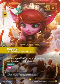 Poppy Defender of the Meek Alternate Art English - Unleashed [Near Mint]