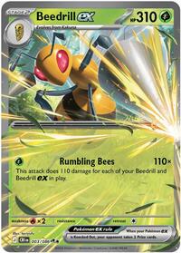 Beedrill ex - 003/086 English - ME04: Chaos Rising [Near Mint]