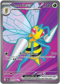 Beedrill ex - 098/086 English - ME04: Chaos Rising [Near Mint]