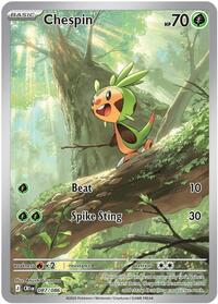 Chespin - 087/086 English - ME04: Chaos Rising [Near Mint]