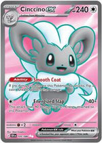 Cinccino ex 105 086 English - ME04: Chaos Rising [Near Mint]