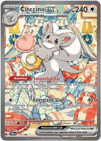 Cinccino ex - 119/086 English - ME04: Chaos Rising [Near Mint]