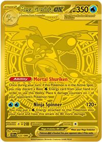 Mega Greninja ex - 122/086 English - ME04: Chaos Rising [Near Mint]