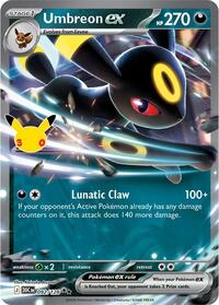 Umbreon ex English - ME: 30th Celebration [Near Mint]