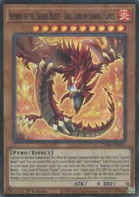 Inferno of the Sacred Beasts Uria Lord of Searing Flames English - Chaos Origins [Near Mint]