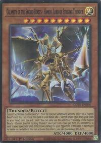 Calamity of the Sacred Beasts Hamon Lord of Striking Thunder English - Chaos Origins [Near Mint]