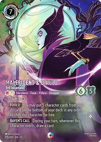 Maleficent and Diablo Evil Incarnate Enchanted English - Attack of the Vine! [Near Mint]