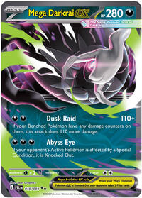 Mega Darkrai ex 048 084 English - ME05: Pitch Black [Near Mint]