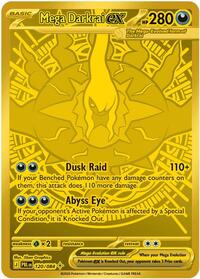 Mega Darkrai ex 120 084 English - ME05: Pitch Black [Near Mint]