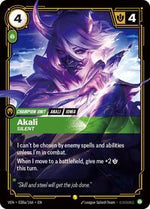 Akali Silent Alternate Art English - Vendetta [Near Mint]