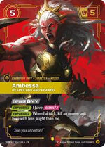 Ambessa Respected and Feared Alternate Art English - Vendetta [Near Mint]
