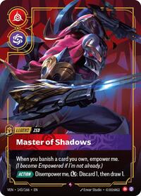 Zed Master of Shadows English - Vendetta [Near Mint]