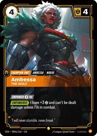 Ambessa The Wolf Alternate Art English - Vendetta [Near Mint]