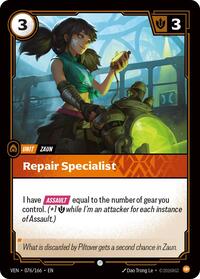 Repair Specialist English - Vendetta [Near Mint]