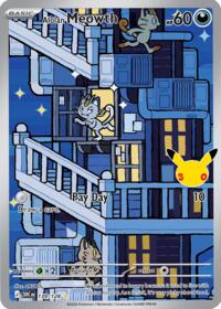 Alolan Meowth 139 128 English - ME: 30th Celebration [Near Mint]
