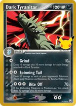 Dark Tyranitar English - ME: 30th Celebration Classic Collection [Near Mint]