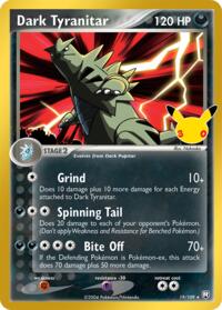 Dark Tyranitar English - ME: 30th Celebration Classic Collection [Near Mint]