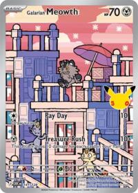 Galarian Meowth 141 128 English - ME: 30th Celebration [Near Mint]