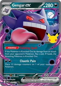 Gengar ex 090 128 English - ME: 30th Celebration [Near Mint]
