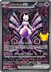 Mewtwo ex 151 128 English - ME: 30th Celebration [Near Mint]