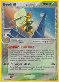 Beedrill Delta Species English - EX Delta Species [Lightly Played]