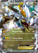 Black Kyurem EX English - Legendary Treasures [Lightly Played]