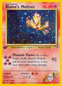 Blaine's Moltres (Unlimited Holofoil) English - Gym Heroes [Lightly Played]