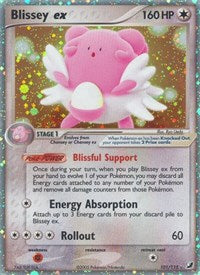 Blissey ex English - Unseen Forces [Damaged]