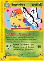 Butterfree (38) (Reverse Holofoil) English - Expedition [Damaged]